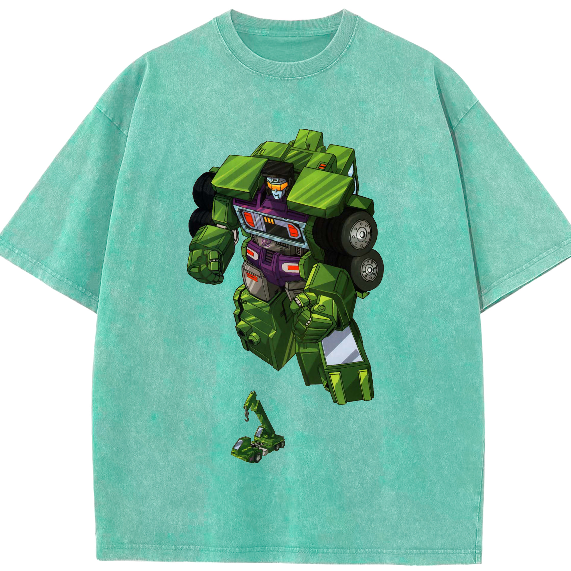 （画像用）  綿100% ヴィンテージ風 半袖Tシャツ（フロントプリント）
